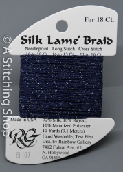 Silk Lame' 18-SL107-Deep Cobalt