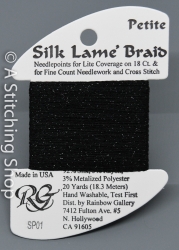 Silk Lame' Petite-SP001-Black
