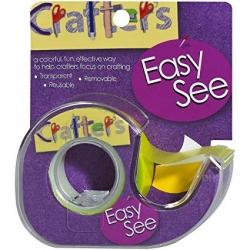 Crafter's Easy See Tape-Yellow