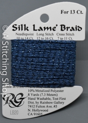Silk Lame' 13-LB020-Dark Antique Blue