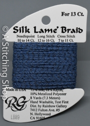 Silk Lame' 13-LB089-Blue Jeans