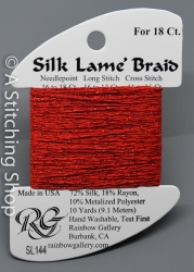 Silk Lame' 18-SL144-Christmas Red