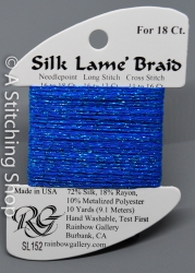 Silk Lame' 18-SL152-Hawaiian Blue