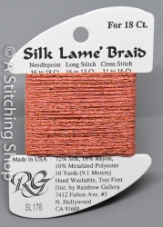 Silk Lame' 18-SL176-Coral