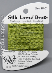 Silk Lame' 18-SL069-Medium Avocado