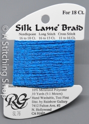 Silk Lame' 18-SL076-Peacock Blue