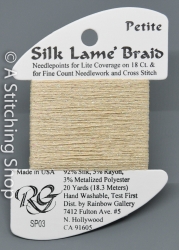 Silk Lame' Petite-SP003-Ecru