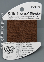 Silk Lame' Petite-SP102-Warm Brown