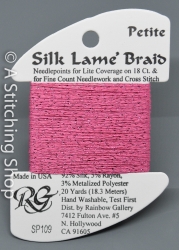 Silk Lame' Petite-SP109-Medium Raspberry
