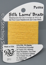 Silk Lame' Petite-SP011-Yellow
