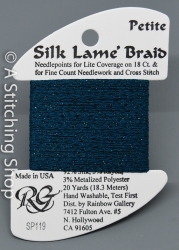 Silk Lame' Petite-SP119-Blue Sapphire
