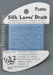 Silk Lame' Petite-SP013-Sky Blue
