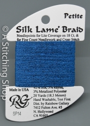Silk Lame' Petite-SP014-Blue