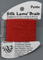 Silk Lame' Petite-SP144-Christmas Red
