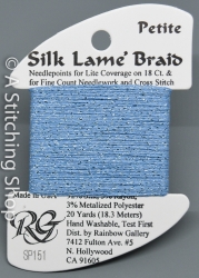 Silk Lame' Petite-SP151-Azure Blue