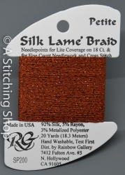 Silk Lame' Petite-SP200-Burnt Brick