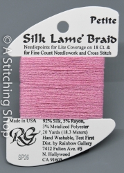Silk Lame' Petite-SP026-Raspberry