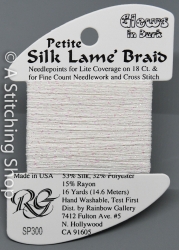 Silk Lame' Petite-SP300-White (Glow-in-Dark)