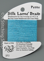 Silk Lame' Petite-SP051-Turquoise