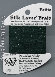 Silk Lame' Petite-SP056-Forest Green