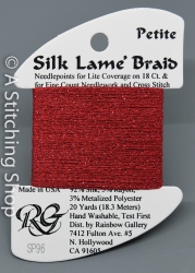 Silk Lame' Petite-SP096-Cranberry
