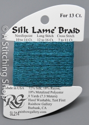 Silk Lame' 18-SL214-Lake Blue