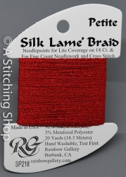 Silk Lame' Petite-SP218-Corvette Red