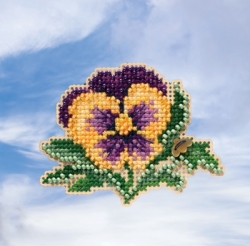 MH 18-1911-Tricolor Pansy (Spring Bouquet)
