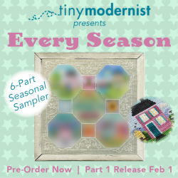 Tiny Modernist-2020 Every Season Year Long SAL--6 Printed Charts