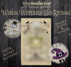 Tiny Modernist-2021 When Witches Go Riding Halloween SAL-4 Charts