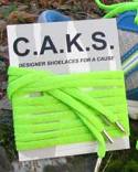 CAKS-Neon Green Shoelaces-45"