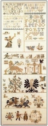 Permin 158302-Sampler-1764 Stickmuster Museum Celle