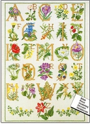 Permin 159000-Sampler-Flower ABC