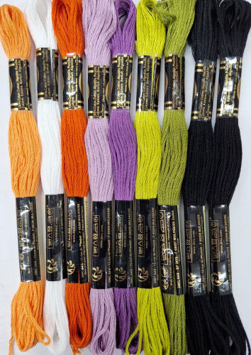 Tiny Modernist-2025 A Spooky Night SAL-DMC (9 skeins)